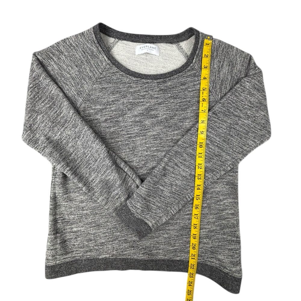 Evereve | The Crew Sweatshirt | Marled Grey | Small |‎ Like New!! - Picture 5 of 6